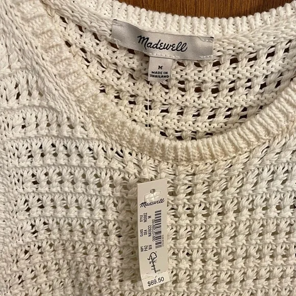 Madewell Ivory Knit Tank Top - Picture 3 of 6